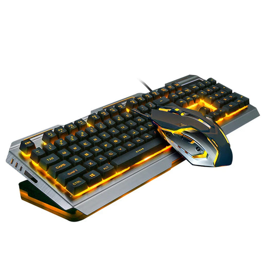 Zestaw klawiatury i myszy RGB, przewodowy/bezwprzewodowy, podświetlana, do PC/laptopa