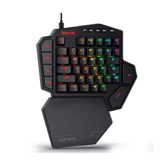 Klawiatura Redragon K585, przewodowa, mechaniczna, RGB, 42 klawisze, z podpórką na nadgarstek